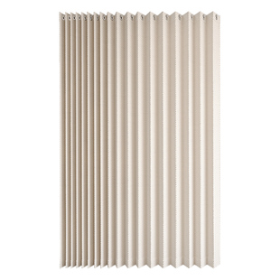 高档浴室折叠浴帘免打孔伸缩轨隔断帘隐形防水防霉卫生间干湿分离