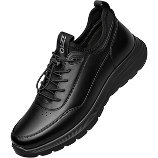 ZRO零度男鞋冬季25新款加绒抗寒保暖舒适真皮运动休闲鞋黑色百搭