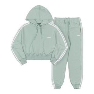 自营 nerdy运动服套装女士连帽宽松舒适简约潮流时尚百搭休闲卫衣