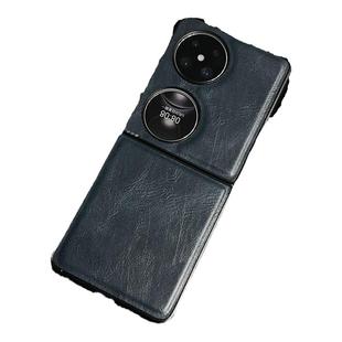 适用于华为pocket2手机壳经典复古皮纹高档防摔p50pocket全包潮流简约商务pocket s宝盒情侣超薄高级感保护壳