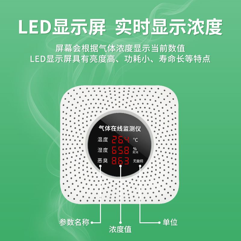 1室内甲醛检测仪家用空气质量测试氧气智能PM2.5检测二氧化碳监测