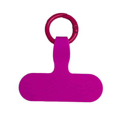 阿马西手机挂绳夹片硅胶贴片环扣