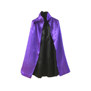 万圣节cos服小魔女蒙娜服装紫色披风角色扮演服饰头箍成人儿童女