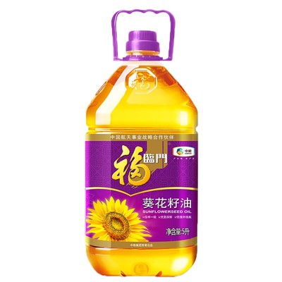 中粮福临门葵花籽油4L炒菜凉拌