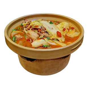 湖南常德土钵子菜炖钵酒精炉小火锅干锅耐高温土钵碗湘菜馆餐具