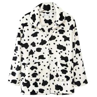 女秋冬季法兰绒上衣睡衣家居服加大码珊瑚绒保暖加绒加厚单件长袖