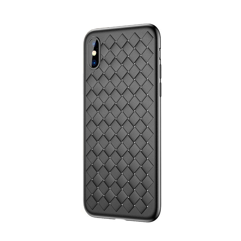 适用于iphoneX手机壳苹果Xs Max保护套11pro超薄防摔编织皮纹商务吊顶变形悬吊管玛瑙杯