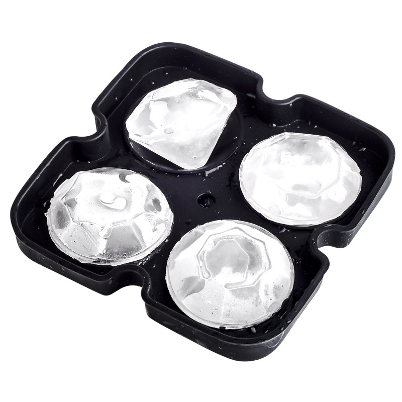 硅胶冻冰块模具大块速冻器个性创意制冰盒冰格带盖家用冰箱制冰器