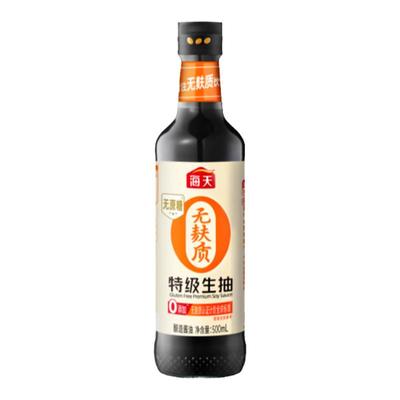 海天无麸质酱油特级生抽500mL