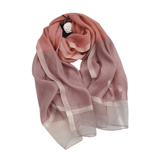 高档送礼真丝围巾女薄2024新款妈妈桑蚕丝纱巾春秋百搭高级感丝巾