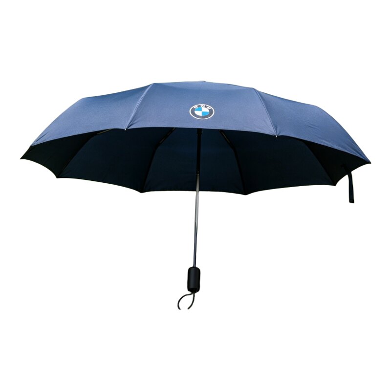 BMW宝马黑胶全自动晴雨折叠伞