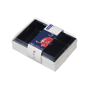 寿司盒简餐盒子日式便当一次性刺身餐盒外卖盒商用包装盒高盖木质