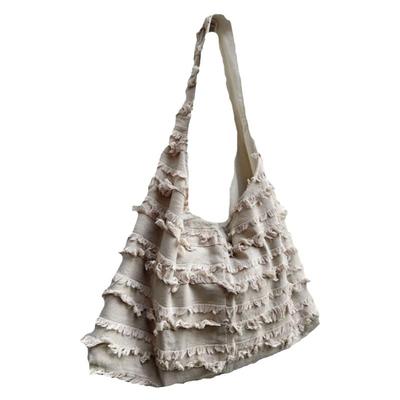 大容量流苏托特包民族风帆布包