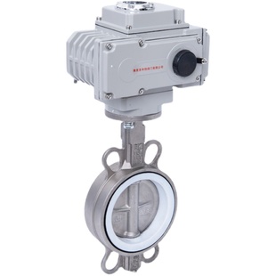 D971X/F-16P电动不锈钢四氟/橡胶耐腐蚀蝶阀电动水阀门DN50-DN300