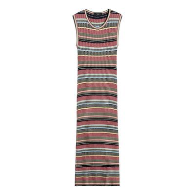 【季末甄选】Weekend MaxMara 26女装无袖条纹连衣裙5321016206