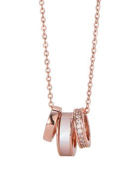 【生日礼物】周大生小蛮腰银项链