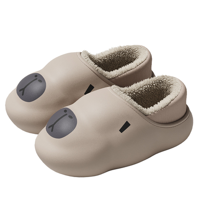 防水棉拖鞋足弓支撑男冬2025新款