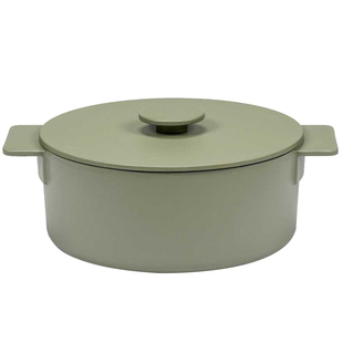 比利时Serax复古铸铁锅珐琅锅炖锅家用无涂层平底条纹煎锅海鲜锅