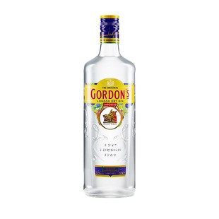 洋酒Gordon's Gin哥顿/歌顿金酒鸡尾酒基酒杜松子金汤力