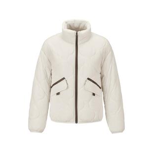 斯凯奇运动外套冬季立领梭织外套轻盈柔软舒适保温防泼水防风