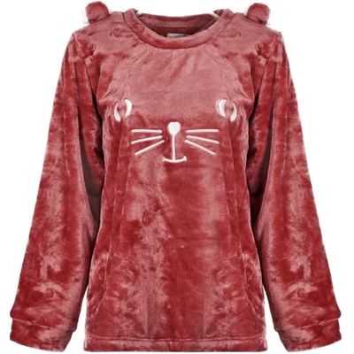 美标珊瑚绒长袖情侣睡衣