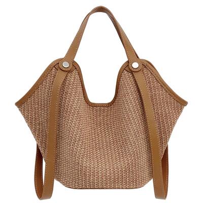 轻便菜篮子草编包通勤