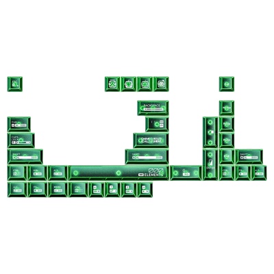 黑爵AKH036PC透明原厂透光键帽