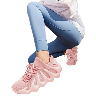 室内运动鞋女款静音防滑减震居家健身训练跑步跳绳跳操软底瑜伽鞋