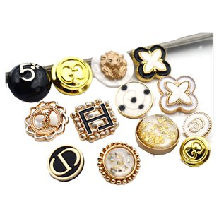金属纽扣上衣女大衣扣子衬衫扣西装袖扣男圆形钮扣毛呢风衣羊绒扣