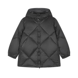 新款江南布衣童装中长款羽绒服H型保暖25冬男童jnbybyjnby