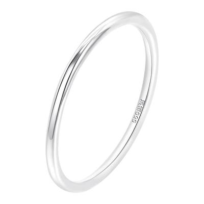 999纯银素圈戒指简约百搭指环