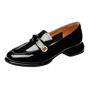 【38码】英伦休闲乐福鞋女百丽集团品牌合集2025春秋新款厚底增高