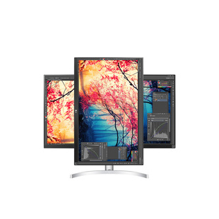 LG 27英寸4K IPS显示器27US500专业设计绘图10bit外接显示屏PS5屏