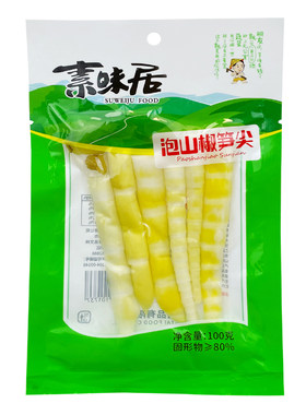 素味居泡山椒笋尖新鲜素食酸辣菜