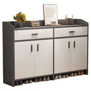 鞋柜家用门口新款2024爆款简易走廊进门鞋架子防尘收纳神器省空间