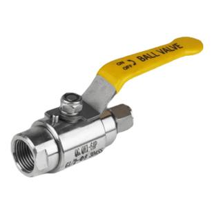 不锈钢丝扣卡套气源球阀QGQY1-64P 高压内螺纹手阀 仪表阀 分配器