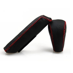 汽车手动 自动挡真皮档把套手刹档位套手缝专用排挡头套挂档杆套
