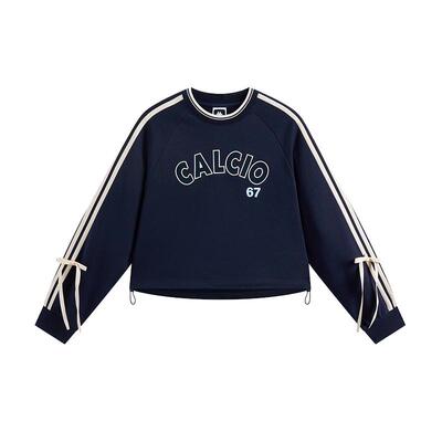 Kappa卡帕女装2026春季新款运动休闲索罗娜圆领套头衫K0G22WT03