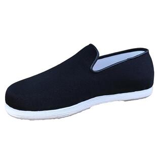 新款御圣祥老北京布鞋男手工透气圆头套脚软底青年舒适礼服呢休闲