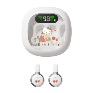 蓝牙耳机2025新款骨传导夹耳式挂耳运动超长续航女生高颜值三丽鸥