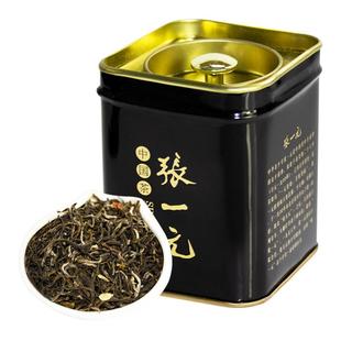 张一元茶叶 特级浓香型茉莉花茶50g黑罐茗茶中华老字号鲜爽甘醇
