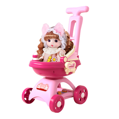 洋娃娃手推车女孩玩具