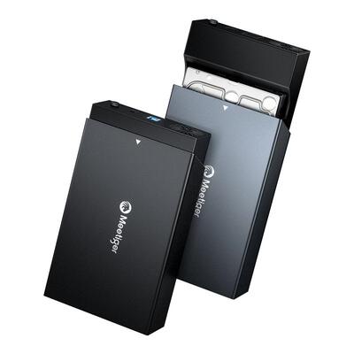 迷虎3.5英寸移动硬盘盒内置风扇