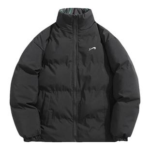 贵人鸟棉服男款冬季双面穿棉衣外套男秋冬款加绒棉袄情侣面包服女