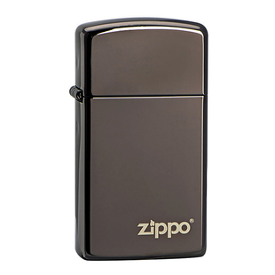 zippo窄机女士机纤巧打火机正品限量版黑冰经典款定制送男友正版