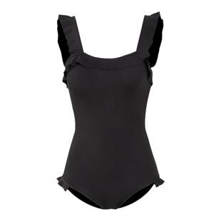 连体泳衣女款2024新款黑色露背性感高级感聚拢小胸显大可爱泡温泉