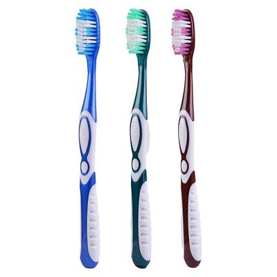 高档中硬毛成人软毛牙刷男女通用