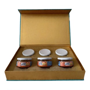 山东东营特产大闸蟹蟹黄酱礼盒装即食过年送礼送人小吃下饭酱年货