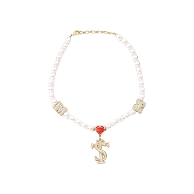 ASAPROCKY爱心满钻联名STK项链