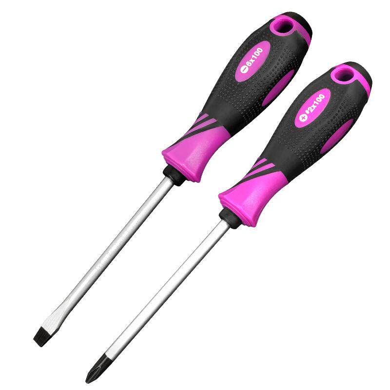 拓伏锐螺丝刀套装十字一字起子组专业电工家用S2合金钢 防滑2件套